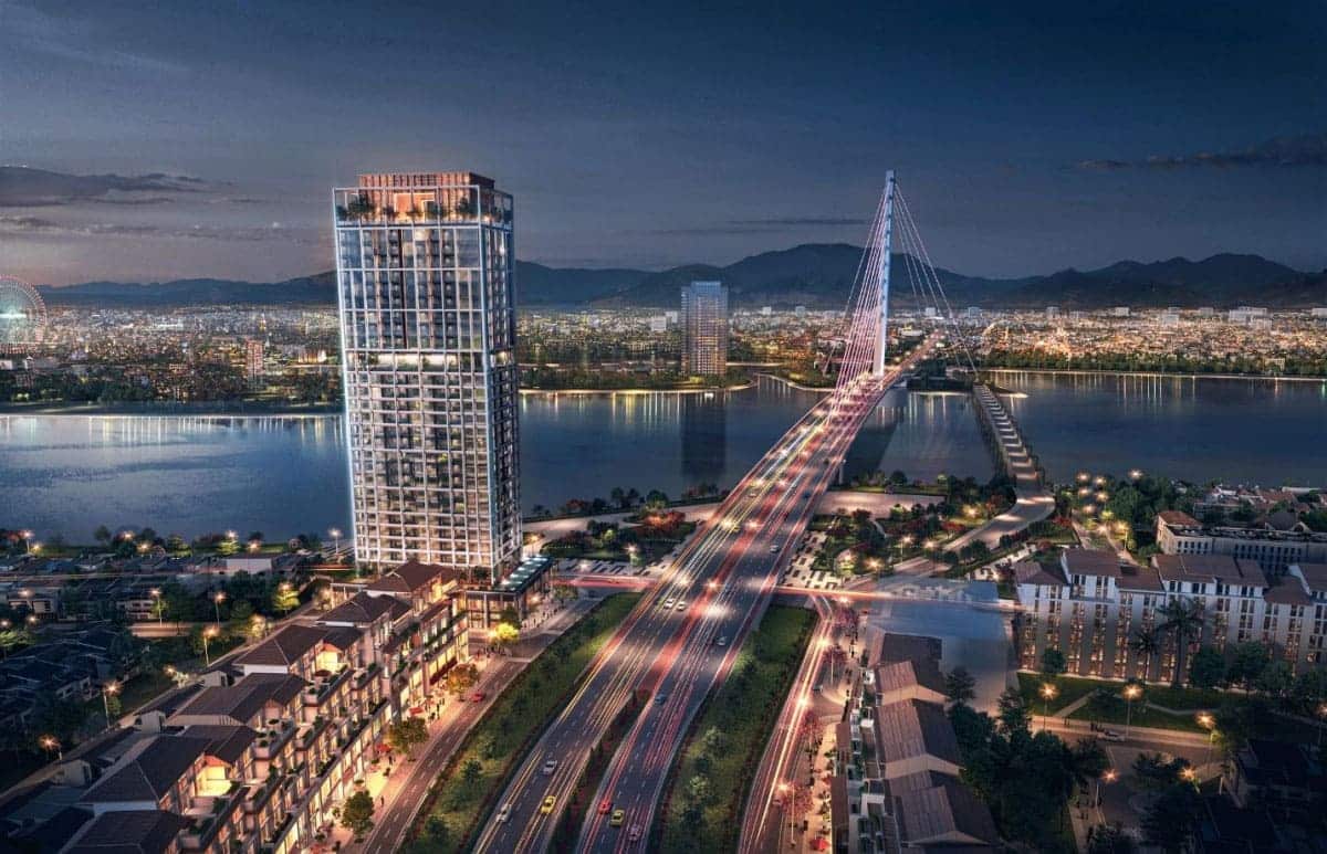 Tòa tháp P2 bố trí những căn Sky Villa số lượng giới hạn.