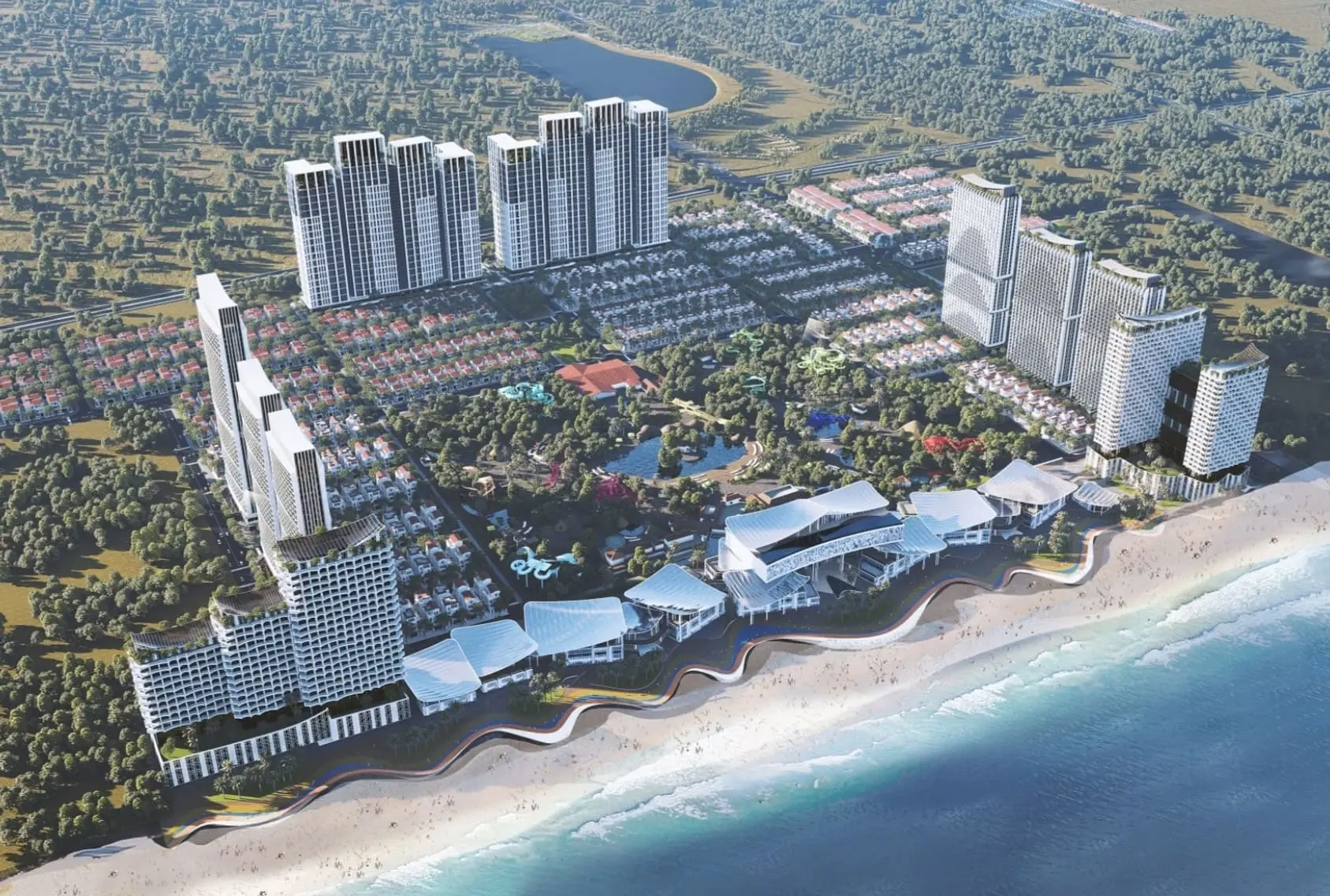 Toàn cảnh dự án Blanca City – biểu tượng mới tại Vũng Tàu, kết hợp giữa lịch sử và hiện đại.
