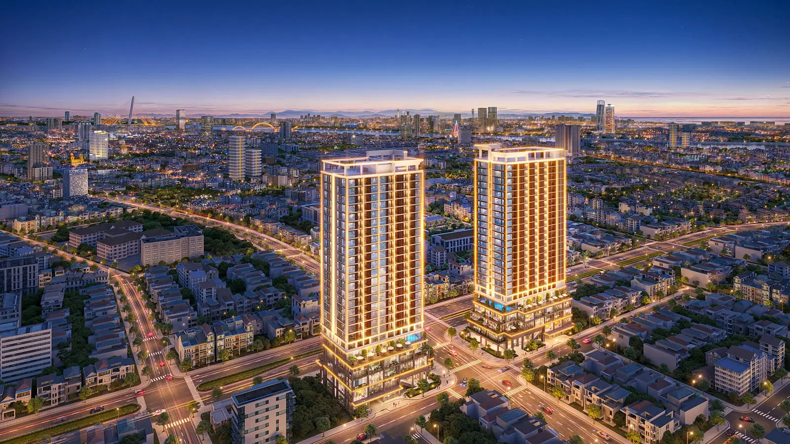 Toàn cảnh dự án Sun Costa Residences Đà Nẵng với vị trí trung tâm và tiện ích 5 sao vượt trội.